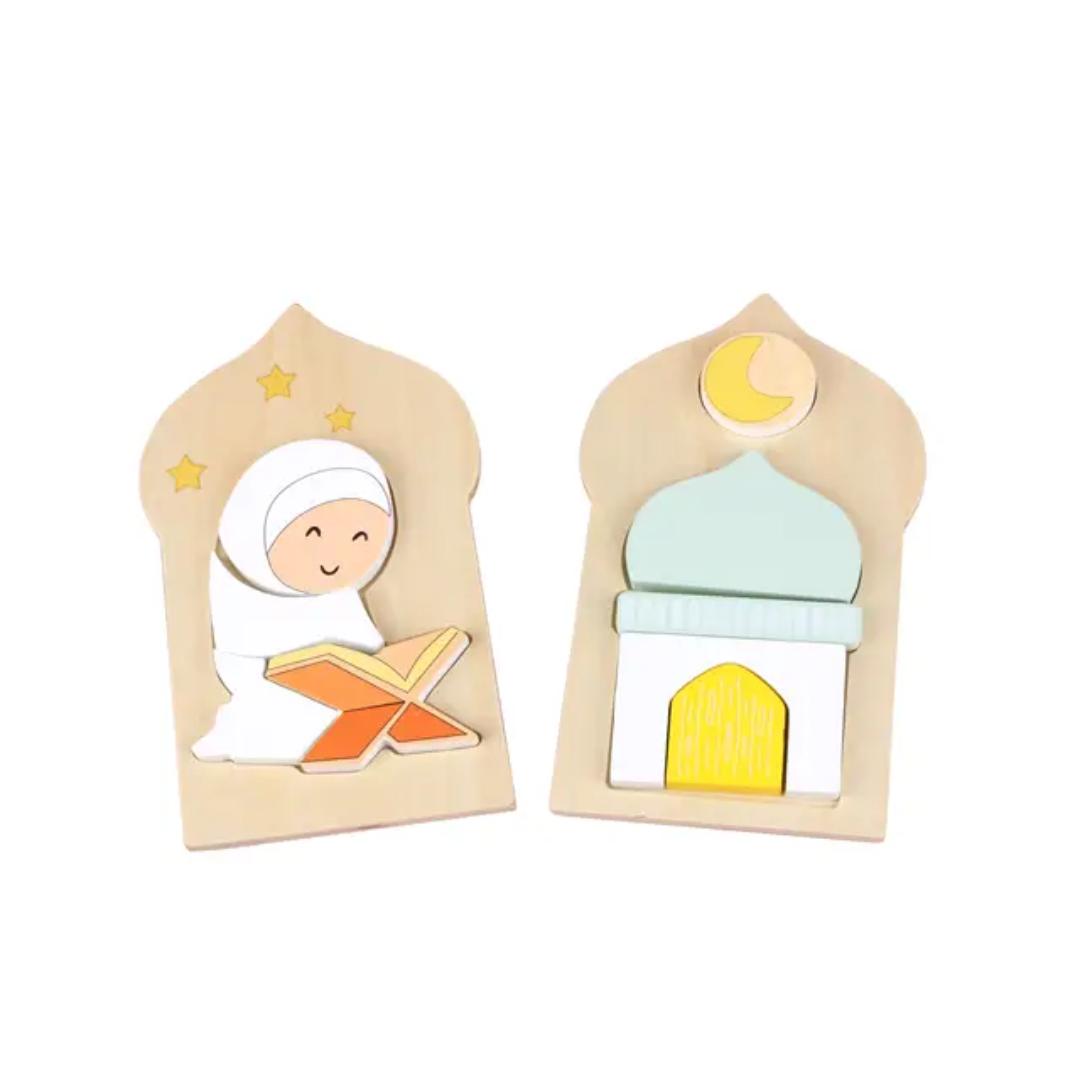 Hijabi and Masjid Puzzles